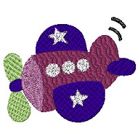 Aeroplane Embroidery design