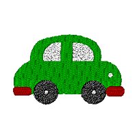 Car embroidery design