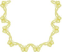 Neckline embroidery design