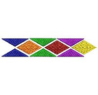 Ethnic embroidery border design