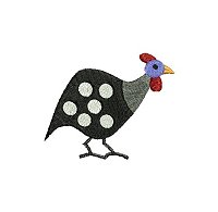 Guinea fowl embroidery design no 3 small.
