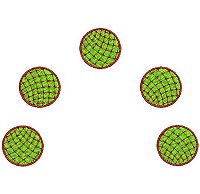 Looping balls embroidery design