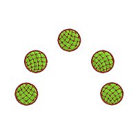 Small looping balls embroidery design.