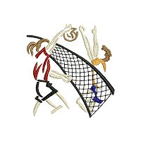 Embroidery design of people playing volley ball..jpg