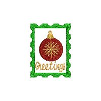 Greetings embroidery designs without a tag